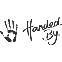 handed by logo